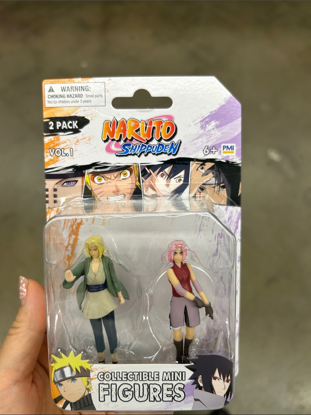 NWT Naruto Shippuden Collectible Mini Figures (2 Pack)